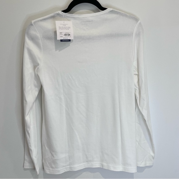 Croft & Barrow White Classic Tee Size Medium - Picture 2 of 3